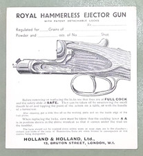 Original Holland And Holland