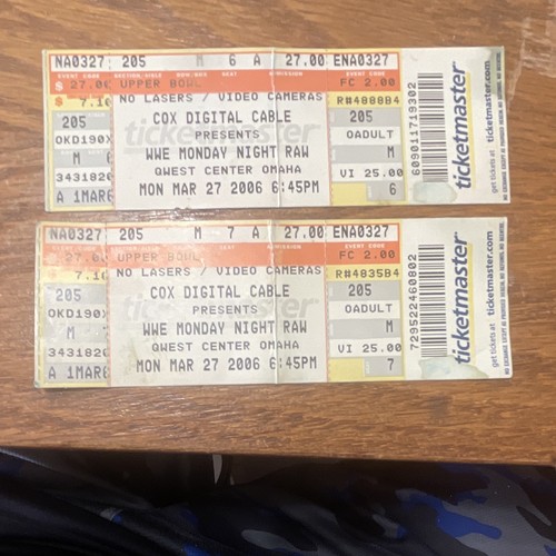 Tickets wwe monday night raw - tickets,