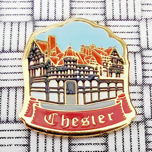 Chester landmark pin - chester,
