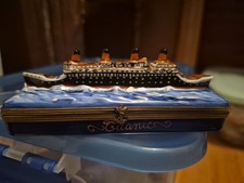 limoges trinket box peint main