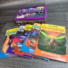 Goosebumps Book Collection R.L. Stine Includes Collector Tin Set