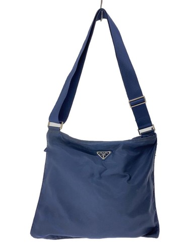 Prada nylon shoulder - bag, navy