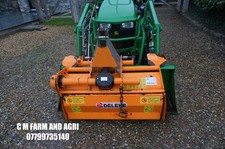 COMPACT TRACTOR ROTAVATOR BY DALEKS SOIL CULTIVATOR TILLER & PTO SHAFT *NO VAT*