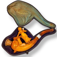 Antique pipe meerschaum lady