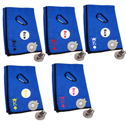 Golf towel blue - blue, king