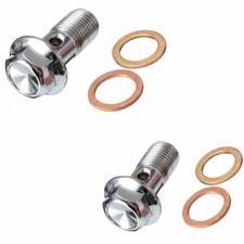 2PC Motorcycle Stainless Banjo