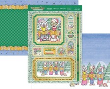 Hunkydory GOLDEN OLDIES CHRISTMAS CRACKERS Lux Set ~ DO YOU HEAR WHAT I HEAR?