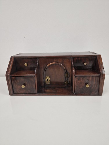 Antique mahogany mini - mahogany, desk
