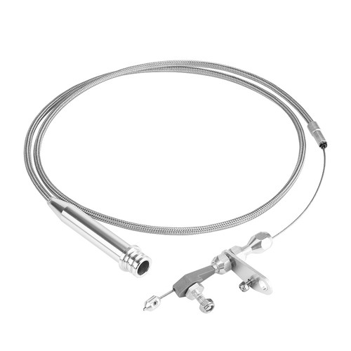 700r4 braided kickdown cable - kickdown,
