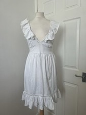 Lipsy white cotton summer mini