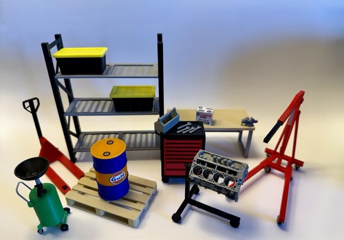 Scale garage diorama mega - scale,