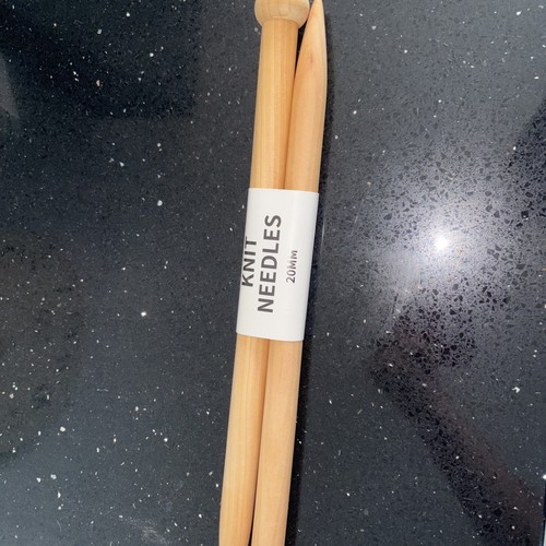 Wooden knitting needles - wooden,