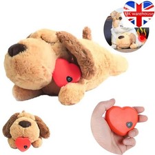 Pet Puppy Heartbeat Plush Doll Toy Sleep Snuggle Calming Training Anxiety Relief