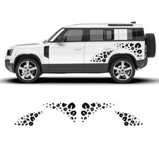 decals side feline pawprints