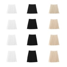 Half Slips for Women Pleated