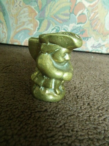 Old brass toby - 2", (5cm)