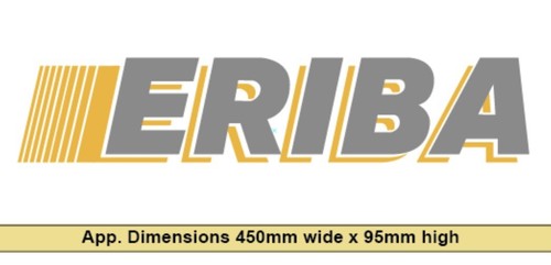 Retro eriba caravan decals - retro,