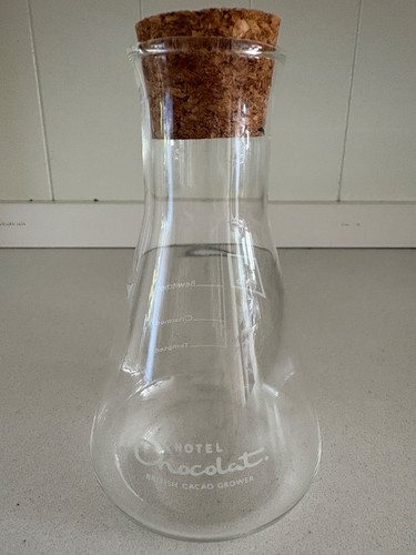 Hotel chocolat glass jar - hotel,
