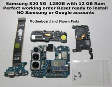 Samsung S20 5G Original Motherboard 128Gb Fully Working and Reset 12 GB RAM