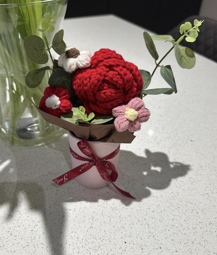 Handmade crochet flower - crochet,