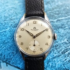 Vintage Bucherer Hand-Winding Men's Wristwatch