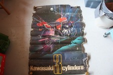 Kawasaki S2 350 original 1970's poster