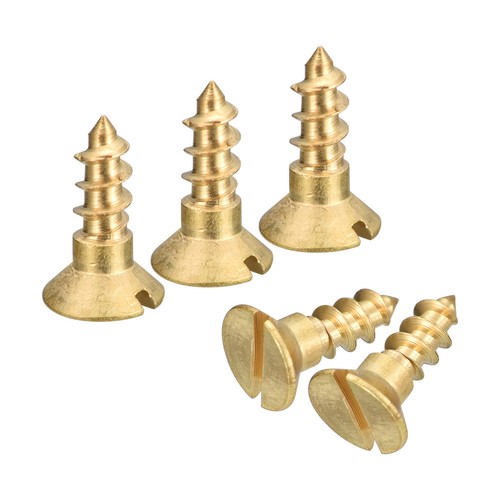 15pcs 10mm brass slotted - x,