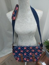 REDUCED AGAIN!  very pretty LYDC satchel style bag. Navy with flowers BNNT
