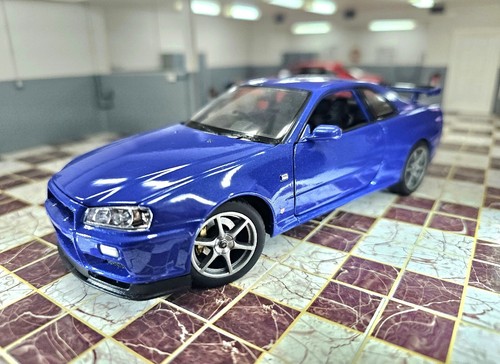 Welly nissan skyline r34 - nissan, gt-r