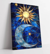 SUN AND MOON STAINED GLASS