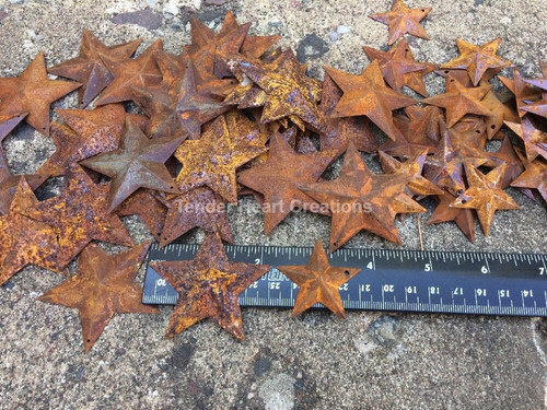 Set rusty stars 25 - 20, &