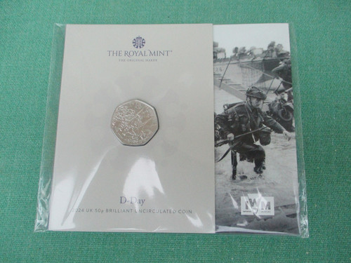 Royal mint 50p - 50p, d-day