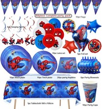 Spiderman gift bags table