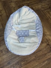 rucomfy Beanbags Gaga Baby Bean Bag Support Chair Lounger with Safety Harness 