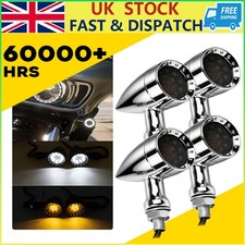 4x Chrome LED Blinker Turn