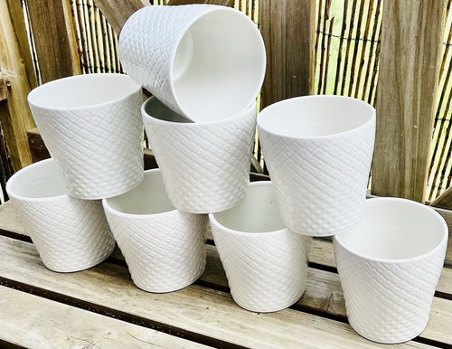 Ceramic flower pots medium - ceramic,