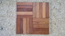 Vintage Solid Teak Parquet – Reclaimed 1970s - 20 fingers