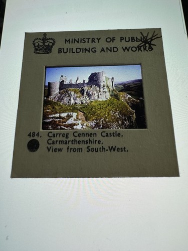 Slide carreg cennen castle - -,