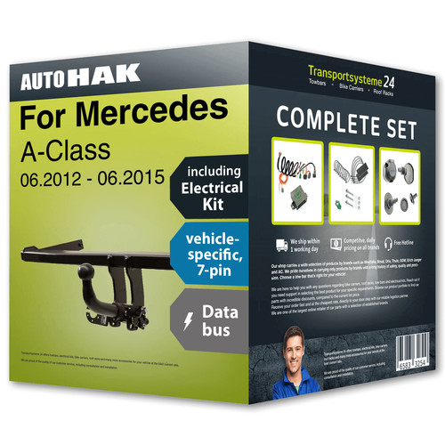 Towbar detachable for - , mercedes