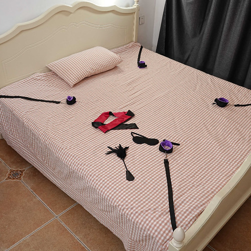 Bed bondage straps - bed,