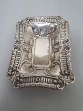 Antique Silver Bon Bon Dish Birmingham 1905 S. Glass 101g