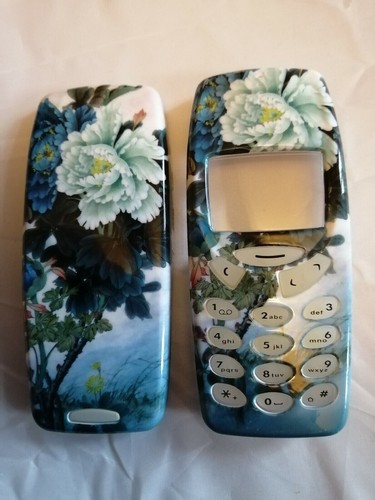 Blue floral nokia 3310 3330 - floral,