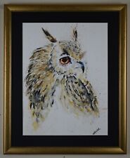 Long Eared Owl. Original
