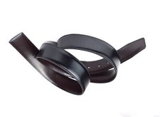 Reversible Leather Belt Black Brown For ferragamo buckle 35mm width 120cm length