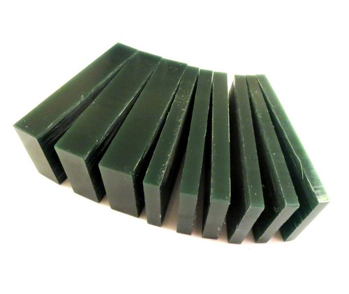 Green wax blocks - wax, jewellery