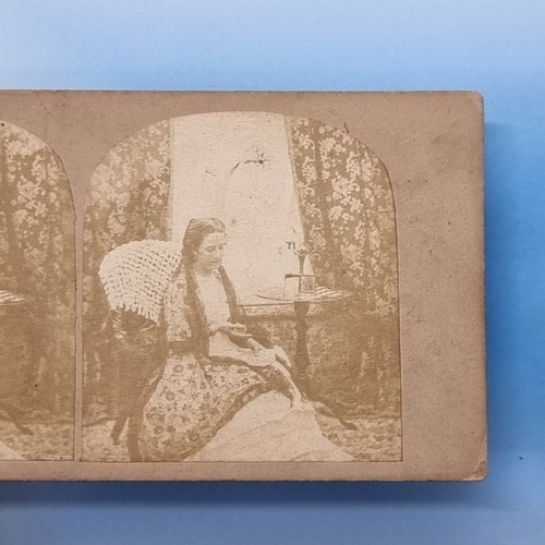 Victorian romantic stereoview - romantic,