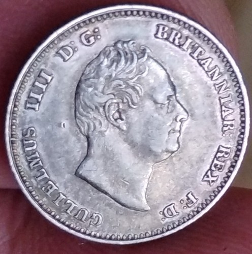 1836 silver groat four pence - 1836,