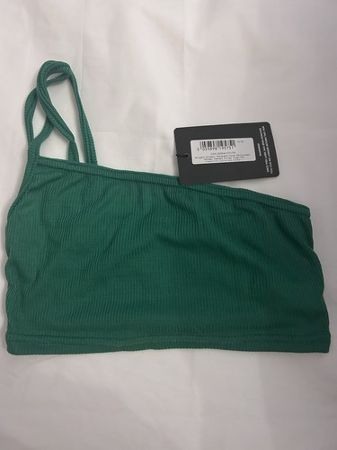 Prettylittlething green ribbed - green,