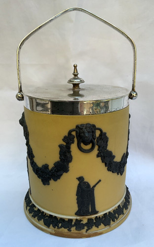 19thc wedgwood biscuit barrel - 19thc,