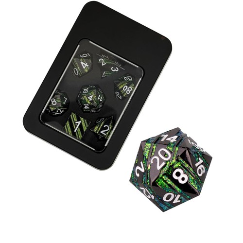 Metal strata black green - strata,